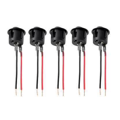 5Pcs 12V Round Rocker Switch for Various Applications (80000 Cycles)
