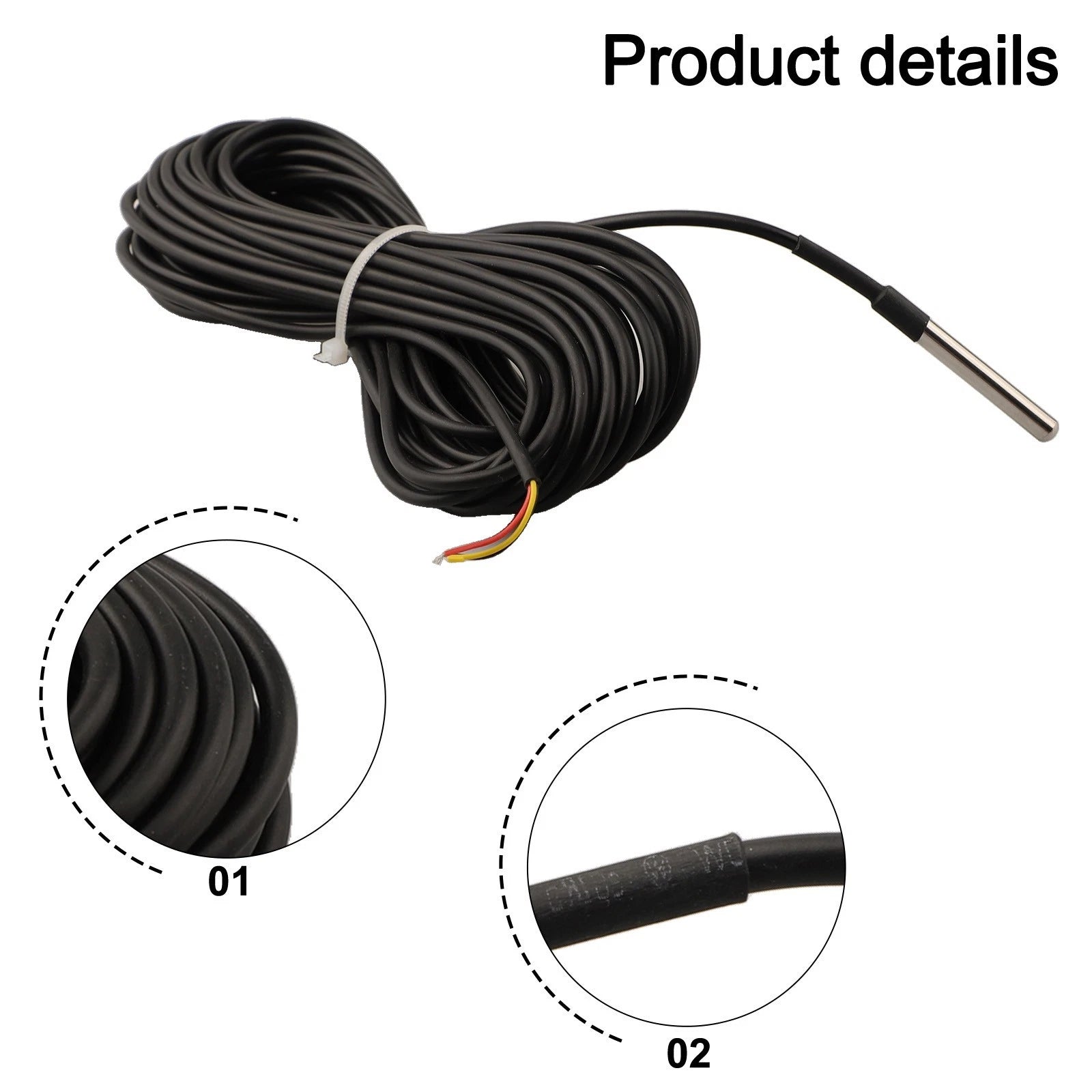 Digital Temperature Sensor for - 10 Meter Length, Waterproof