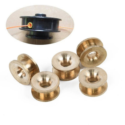 Set of 5 Trimmer Head Eyelet Brass Sleeves for Grass Cutter