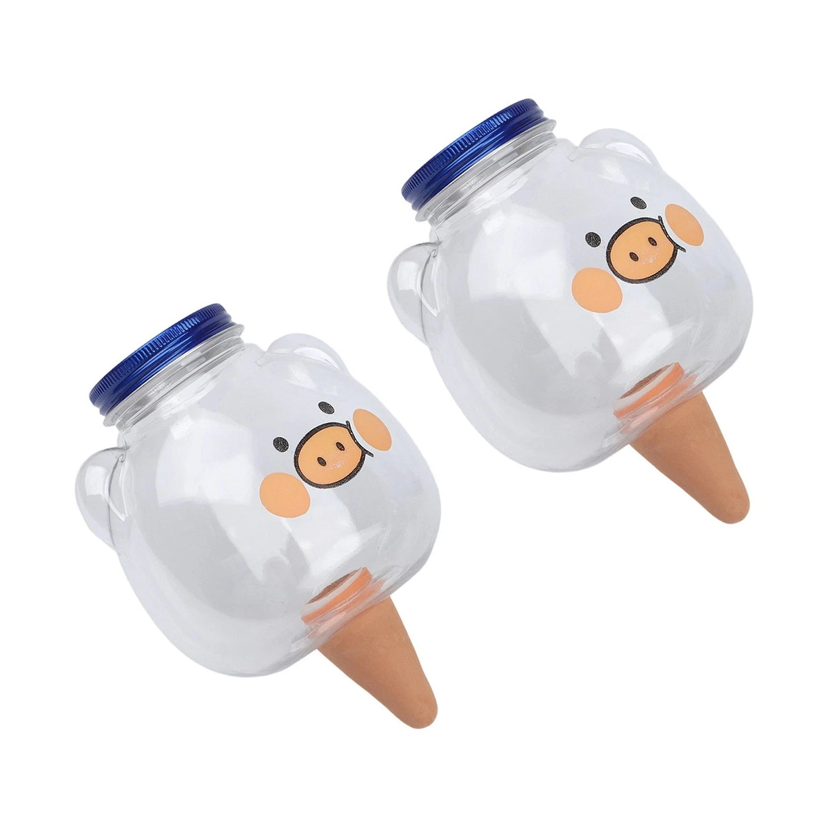 2X Automatic Plant Watering Devices Pig Shape Slow Release Tool