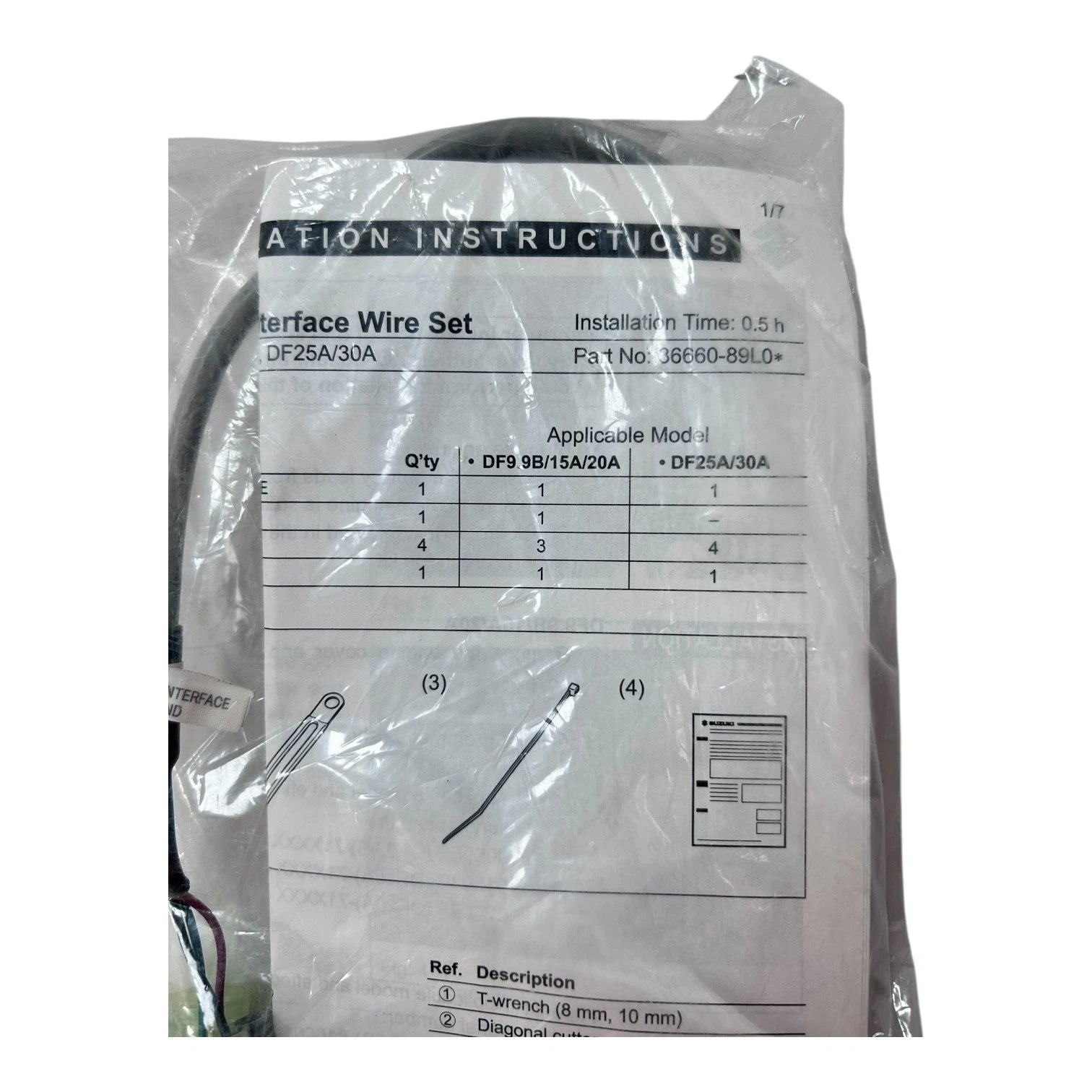Interface Wire Kit Assembly for Suzuki DF9.9B/15A/20A/25A/30A (OEM)