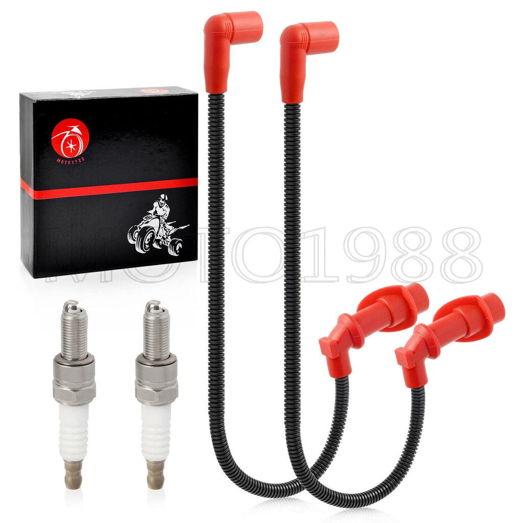 Ignition Coil Spark Plug Cap & Wire for Polaris RZR 800/S 4 800 (2008–2010)