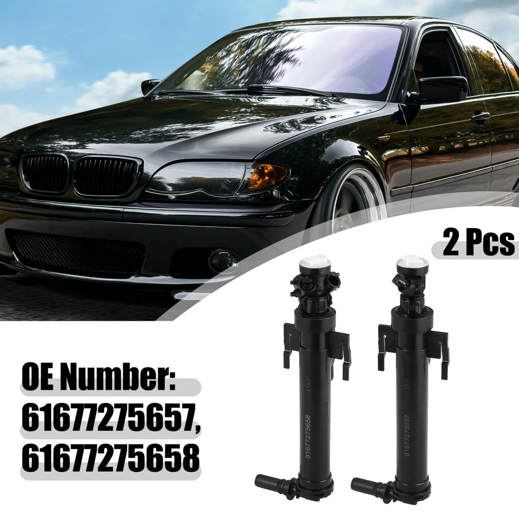 Headlight Washer Nozzle Replacement 2Pcs for BMW 435i 428i (2014–2015)