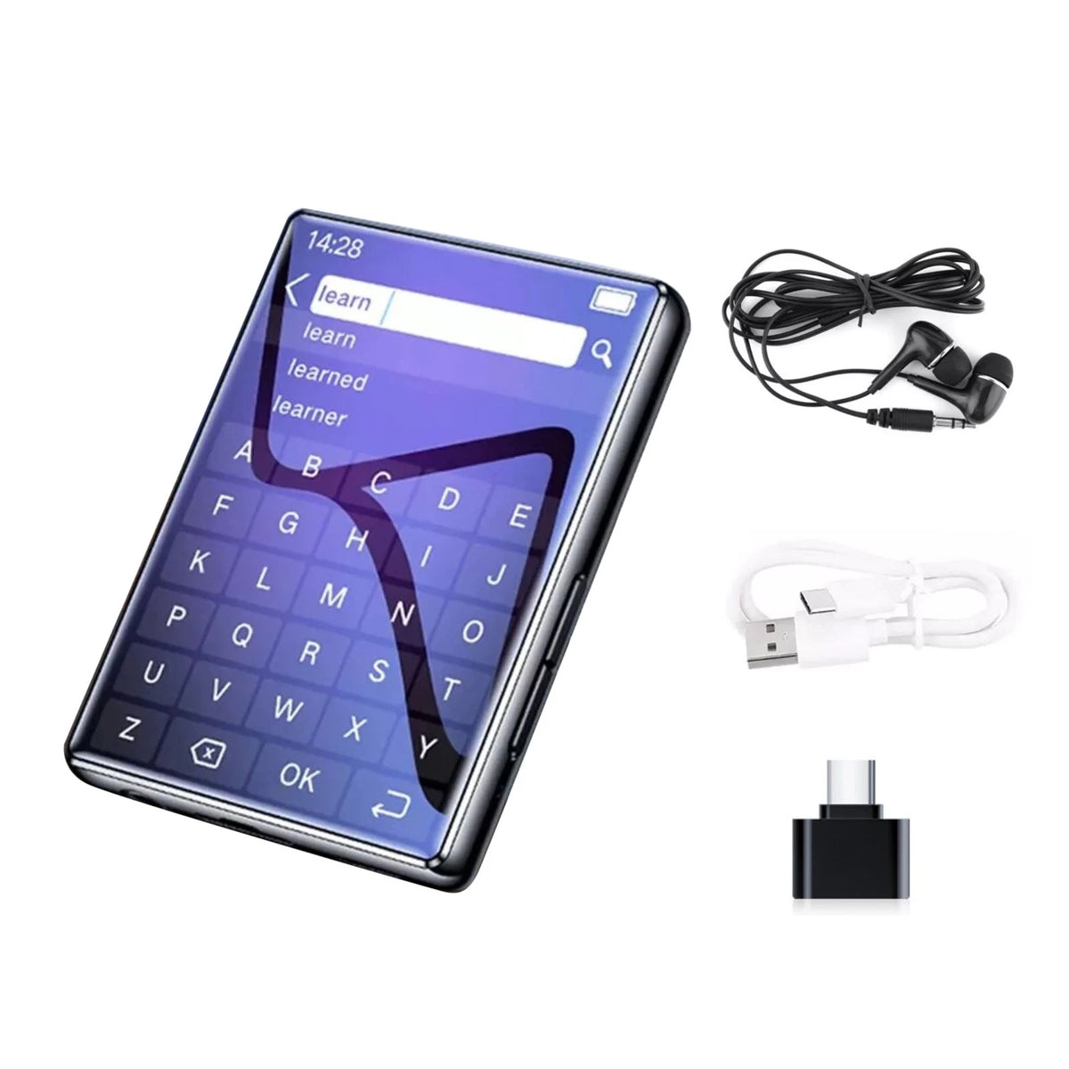 Wireless BT 5.0 MP3 Player for Universal Use (AVI/MP3/WMA/WAV/APE)