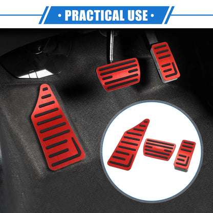 3 Piece Gas Accelerator Brake Pedal Cover Set for Honda HR-V (2021–2023)