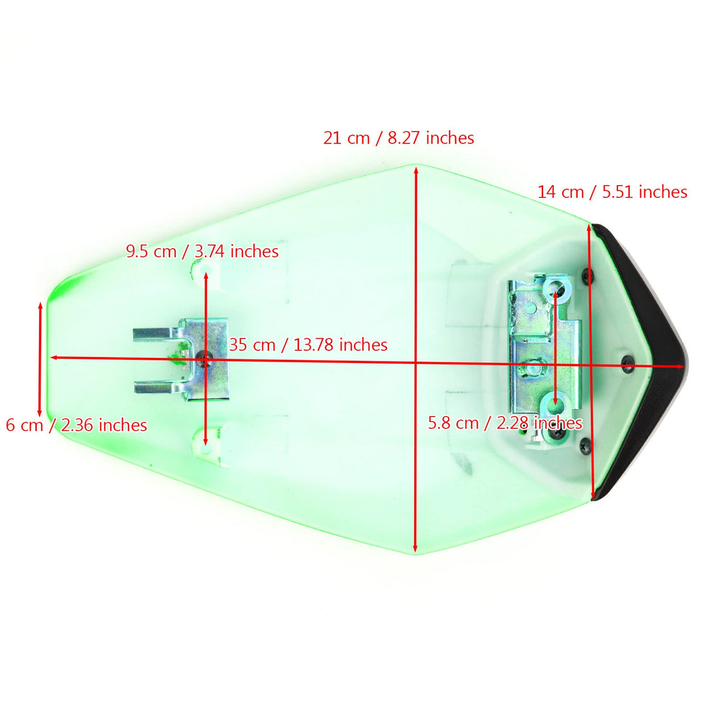 Rear Seat Fairing Cover Cowl for Kawasaki ZX6R (2019–2024) Green