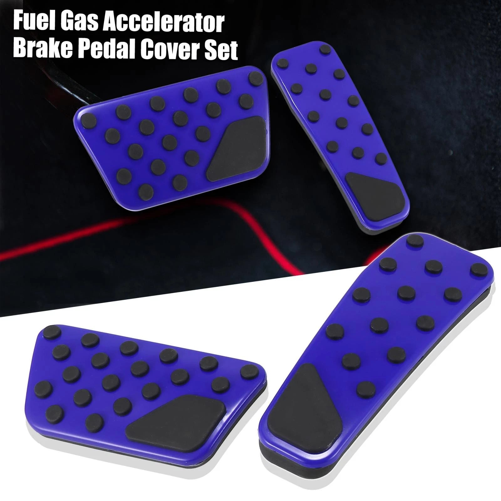 Brake Gas Accelerator Pedal Cover Set for Dodge Charger (2009–2019)