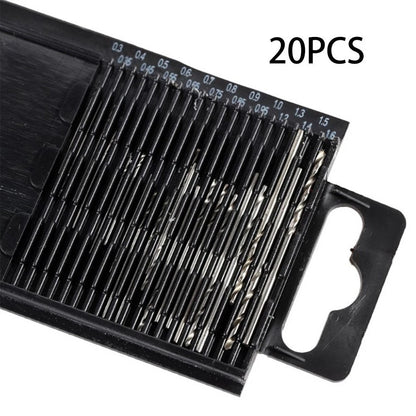 20-Piece Drill Bit Set for Woodworking