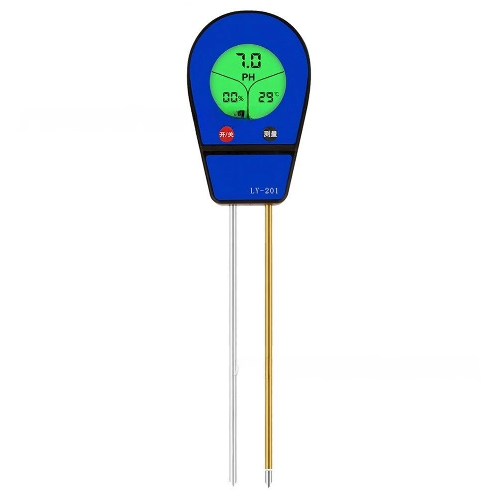 Handheld Digital Soil Tester for PH Moisture Temperature Readings