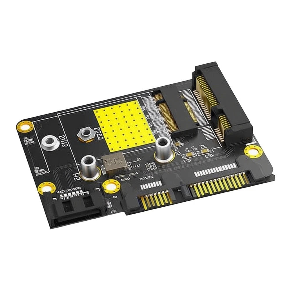 Dual Port SATA3 Converter for M.2 Key B 2230 2242 SSD (Storage Expansion)