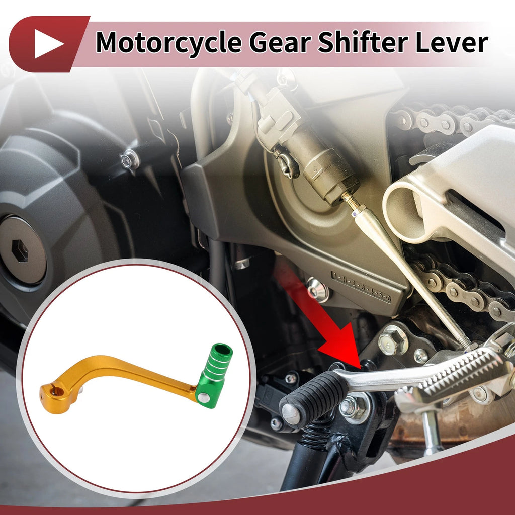 Folding Gear Shifter Lever for Honda CRF110F (2013–2018) Single Piece