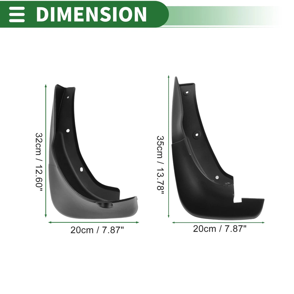Mud Flaps Splash Guards Front Rear 1 Set Replacement for Lexus RX300 (1998–2003)