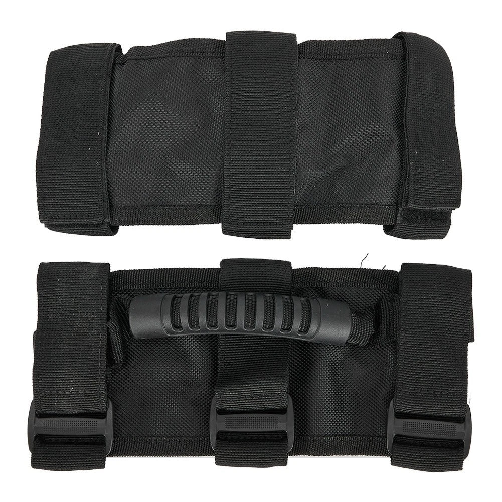 Set of 4 Black ABS Car Handles for Roll Bar Grab Handles