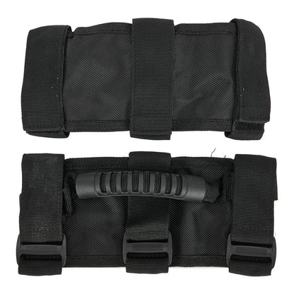 Set of 4 Black ABS Car Handles for Roll Bar Grab Handles