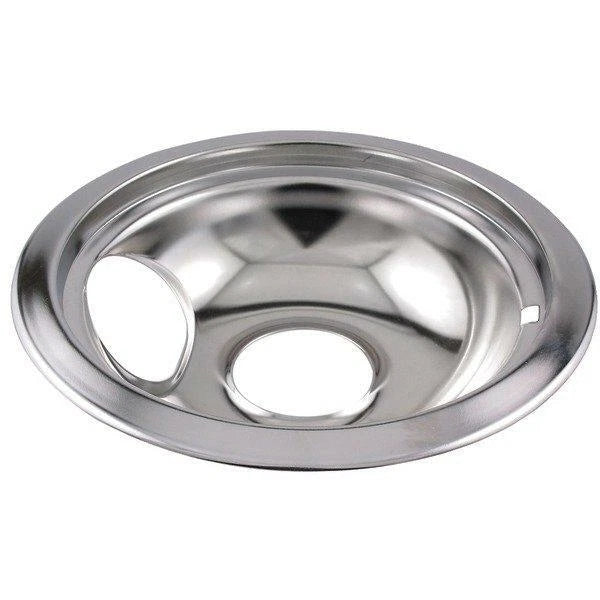 Chrome Drip Pan for Universal Fit (6") - Stanco Metal Products 7016