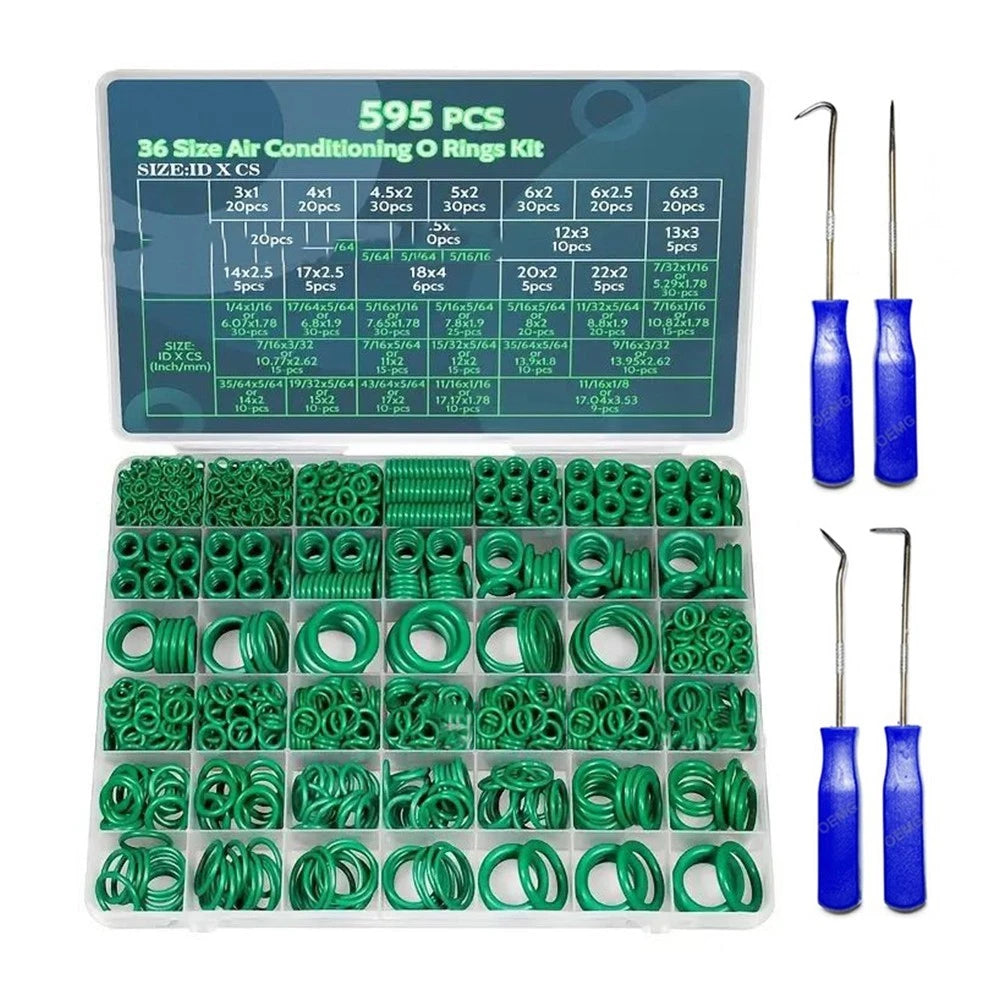 36 Sizes Air Conditioning O Ring Seal Kit for Automotive Compressor