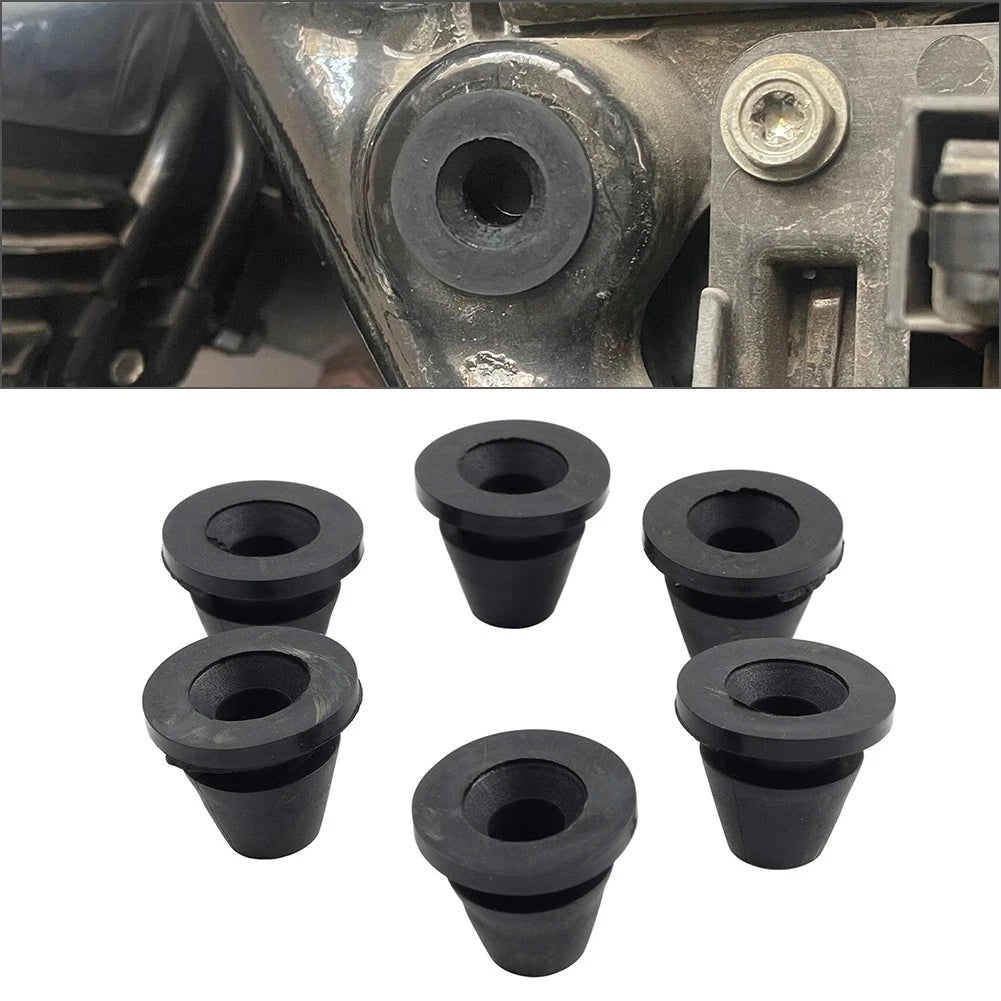 6PCS Rubber Side Cover Grommets for Harley Touring Road Electra Glide (2008–2024)