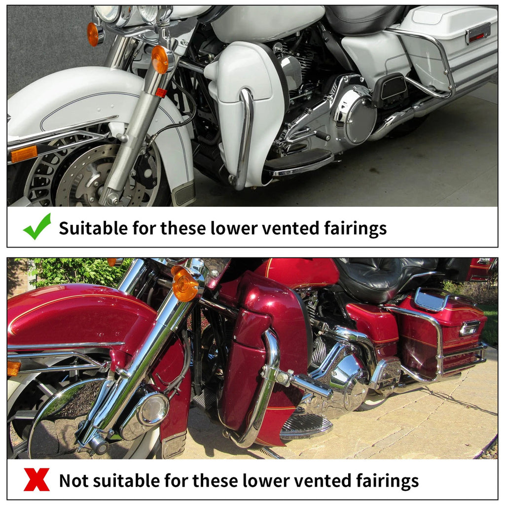 Lower Fairing Locking Glove Box Doors for Harley Touring Glide (2005–2013)