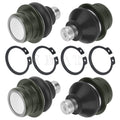 4-Pack Ball Joint for Suzuki Eiger 400 500 (2002–2007) LTF400F LTA400F LT-A500F