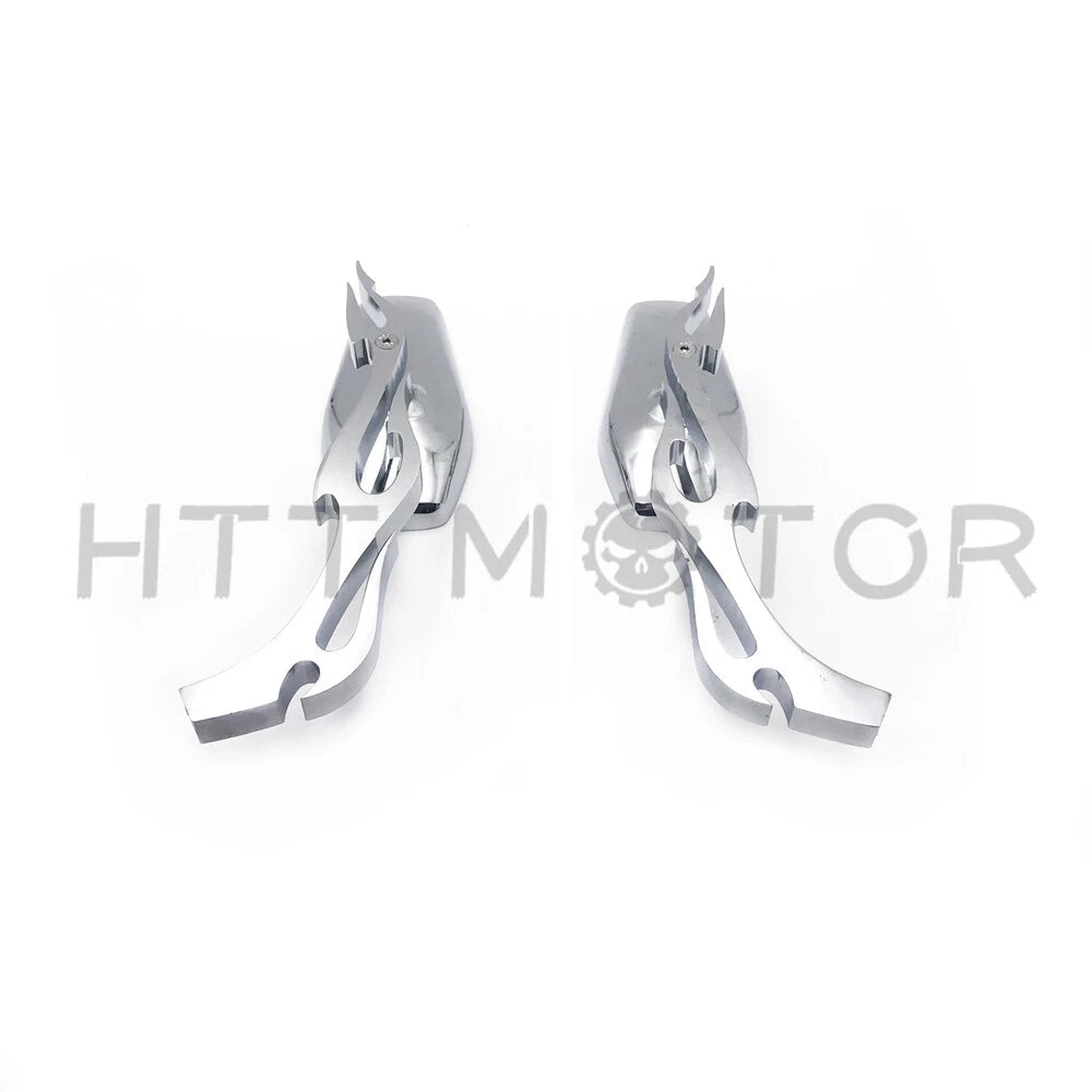 Universal Chrome Rearview Mirrors for Motorcycles (8mm, 10mm)