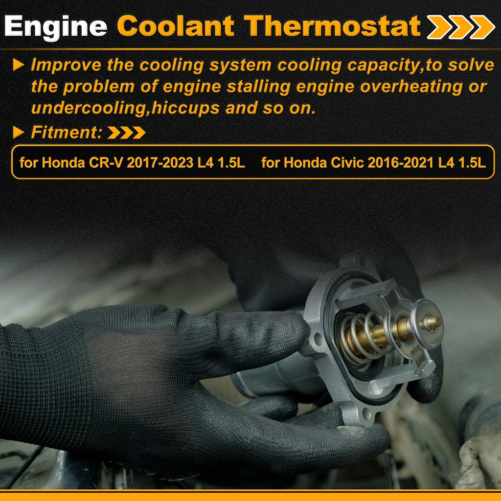 Engine Coolant Thermostat Replacement for Honda CR-V 2017–2023 1.5L L4