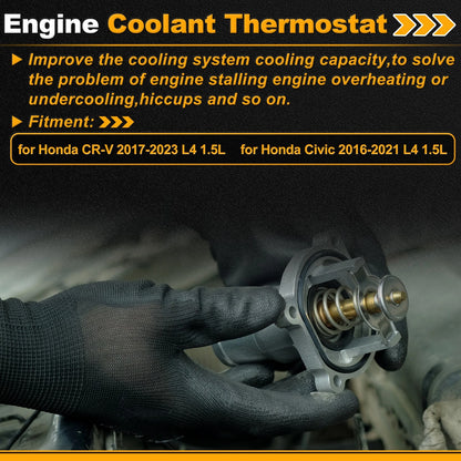 Engine Coolant Thermostat Replacement for Honda CR-V 2017–2023 1.5L L4