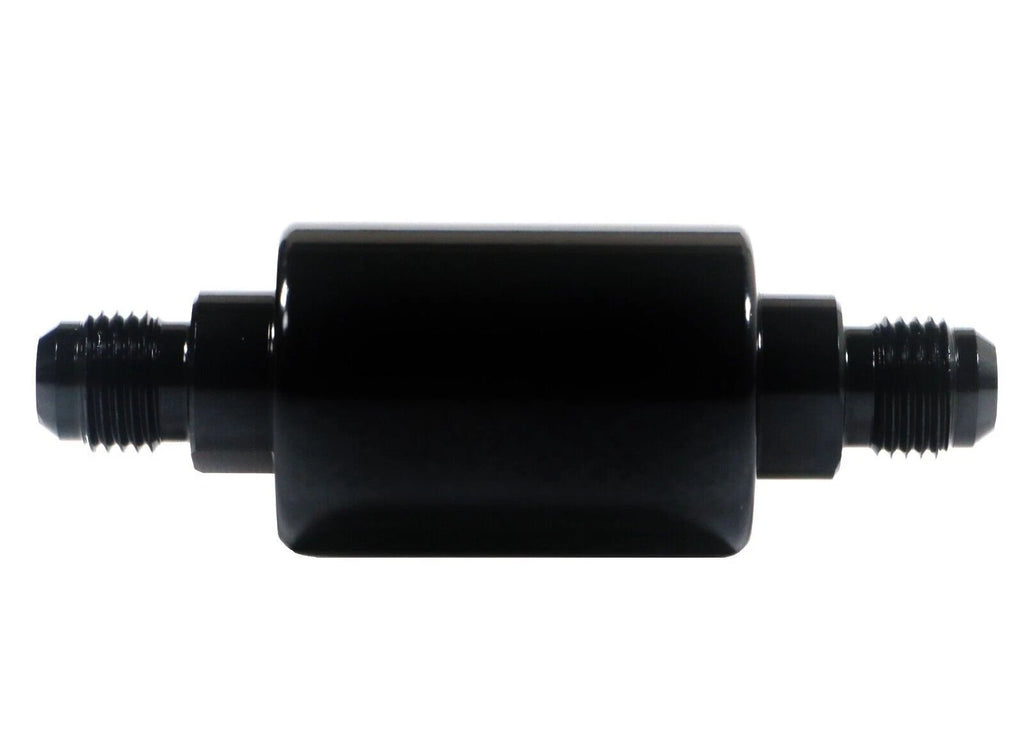 High Flow Inline Fuel Filter AN6 for Universal Applications (Cleanable)