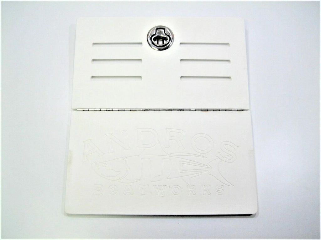 Vented Engraved Folding Hatch Door for Andros Boatworks (BLEM)