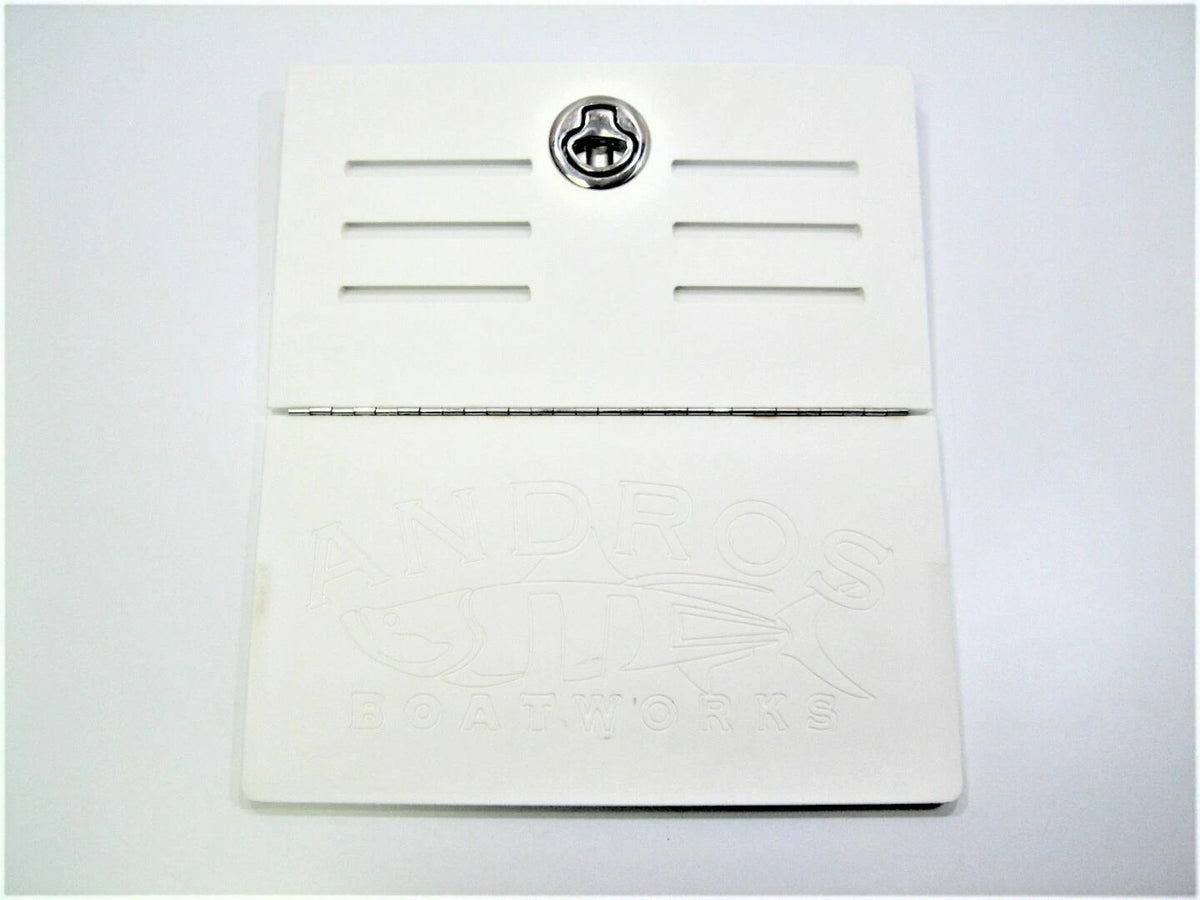 Vented Engraved Folding Hatch Door for Andros Boatworks (BLEM)