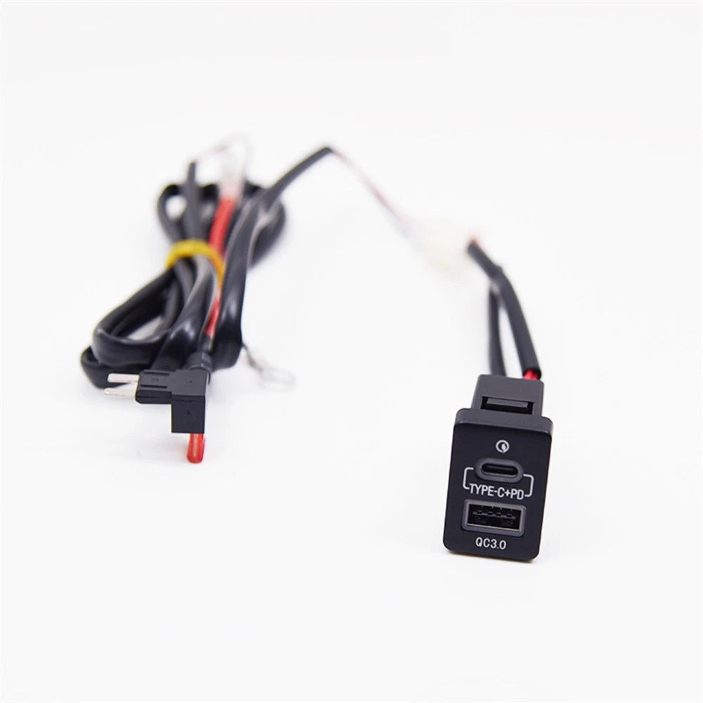 18W Car Charger Type-C QC3.0 for Mitsubishi Outlander Eclipse (2016–2023)