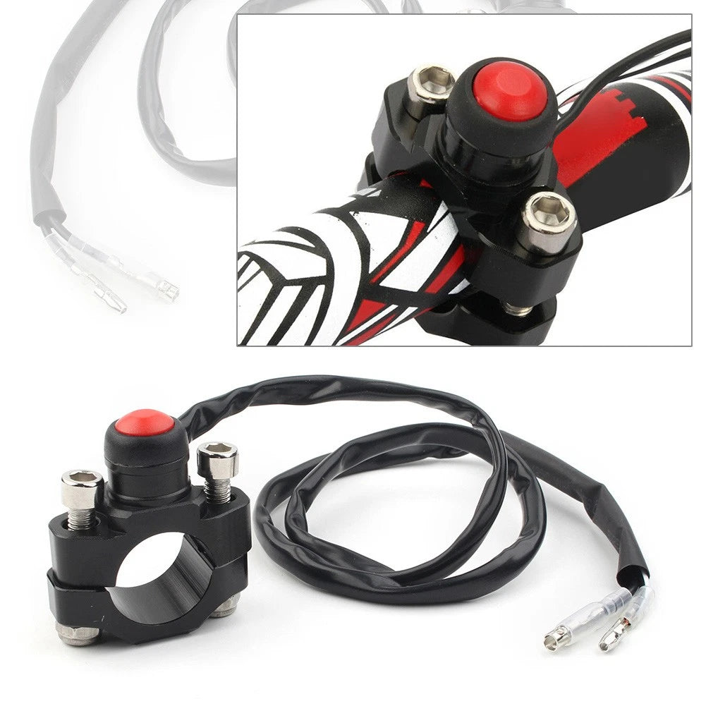 CNC Handlebar Engine Start Stop Kill Switch Button for Scooter ATV (2010–2023)