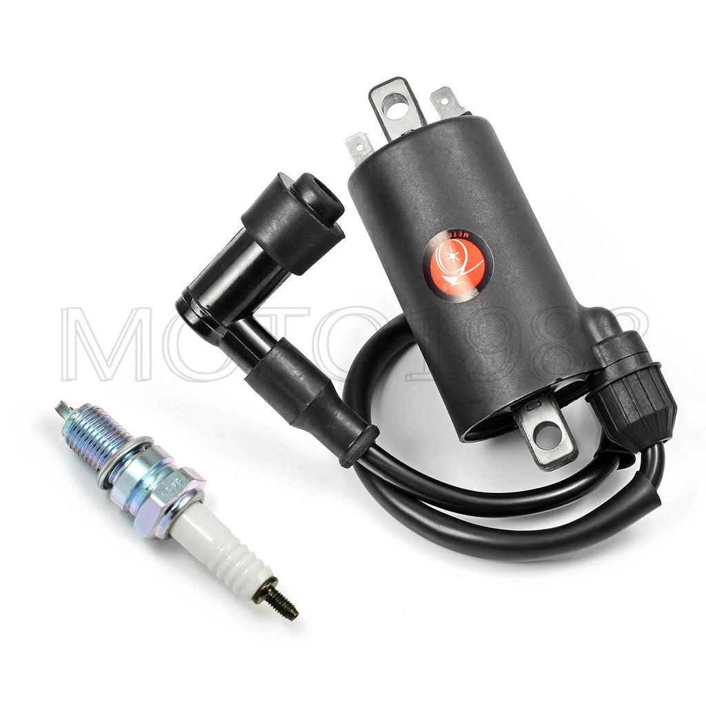 Ignition Coil CDI Box Spark Plug for Kawasaki Bayou 300 (1988–2004)