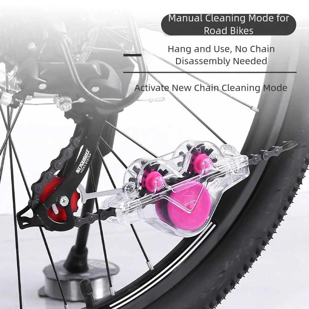 Chain Brush Cleaner for Hands Bicycle (Universal Fit)