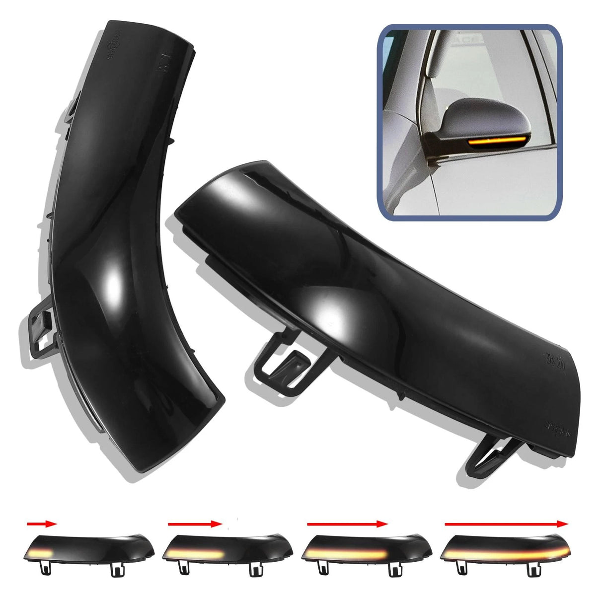 Dynamic Sequential LED Side Mirror Turn Signal Indicator for VW Golf 5 GTI (2005–2009)