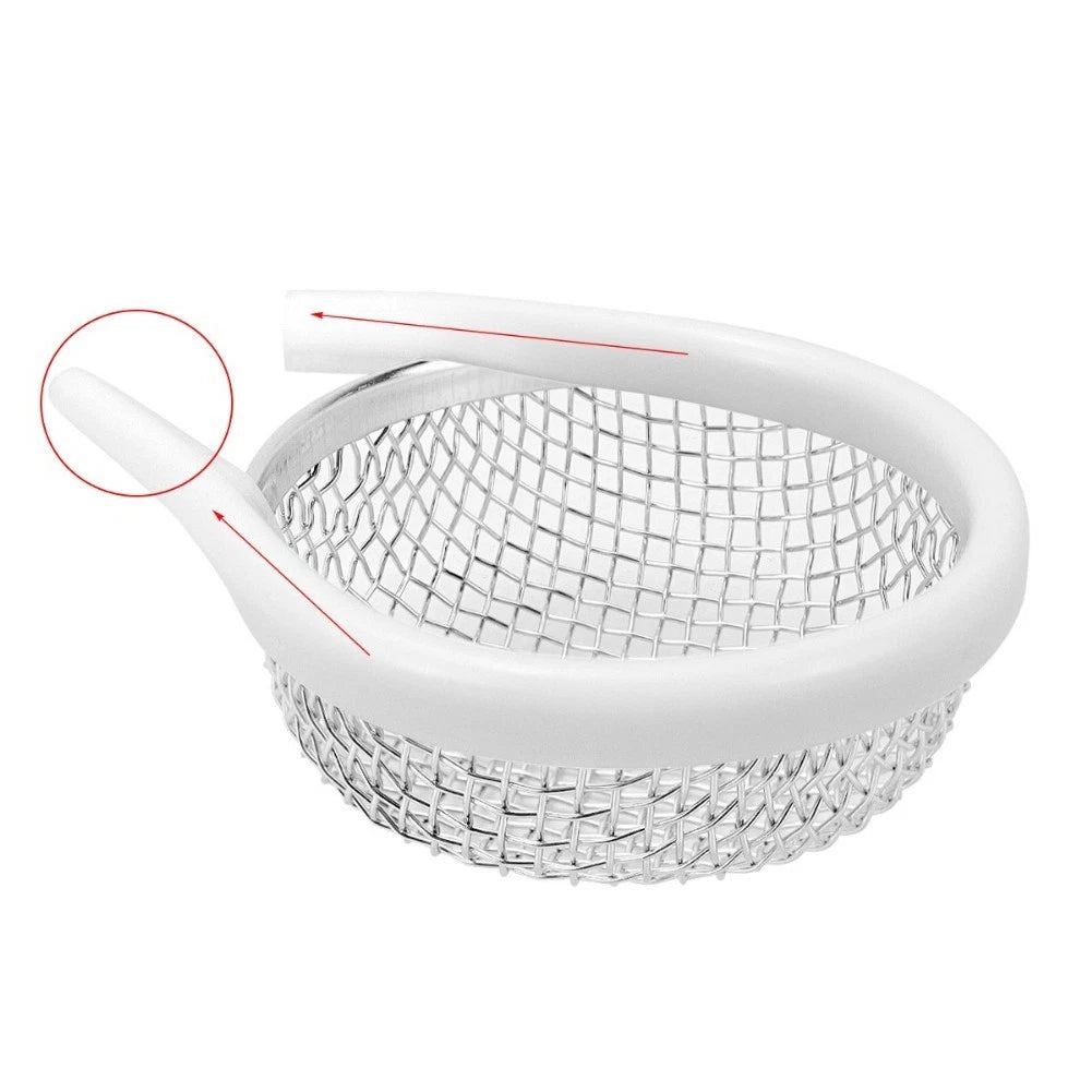 2X Stainless Steel RV Heater Vent Covers with Mesh Protection