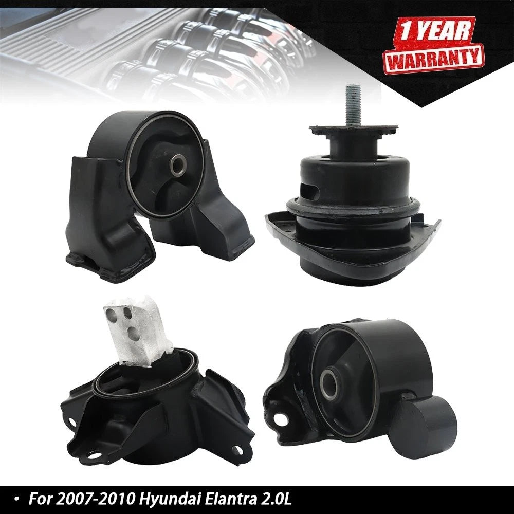 4X Engine Motor & Automatic Transmission Mount for Hyundai Elantra