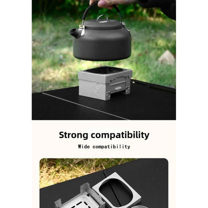 Lightweight Folding Fuel Stove for Hiking Camping Survival Gear