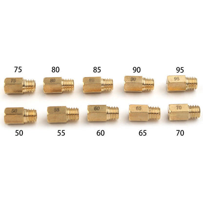 10x Carburetor Main Jet for MIKUNI VM/TM/TMX AX100 (50-95)