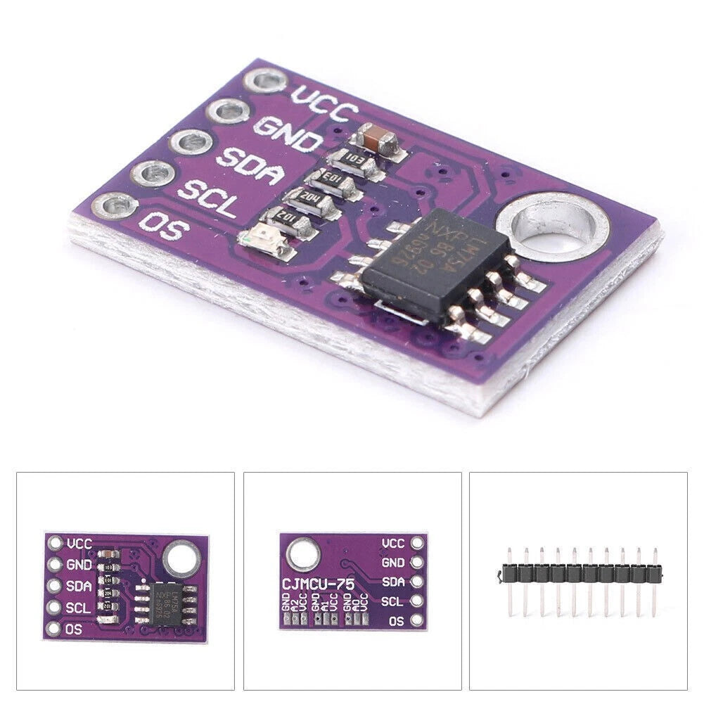 LM75A Temperature Sensor Module for I2C Interface (Development Board)