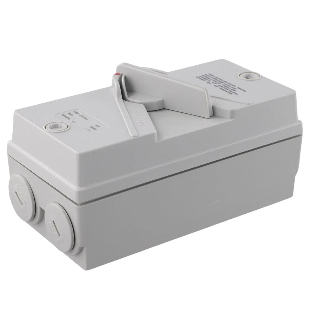 3-Pole 63A Disconnect Switch for Outdoor Use (IP56, 110V-440V)