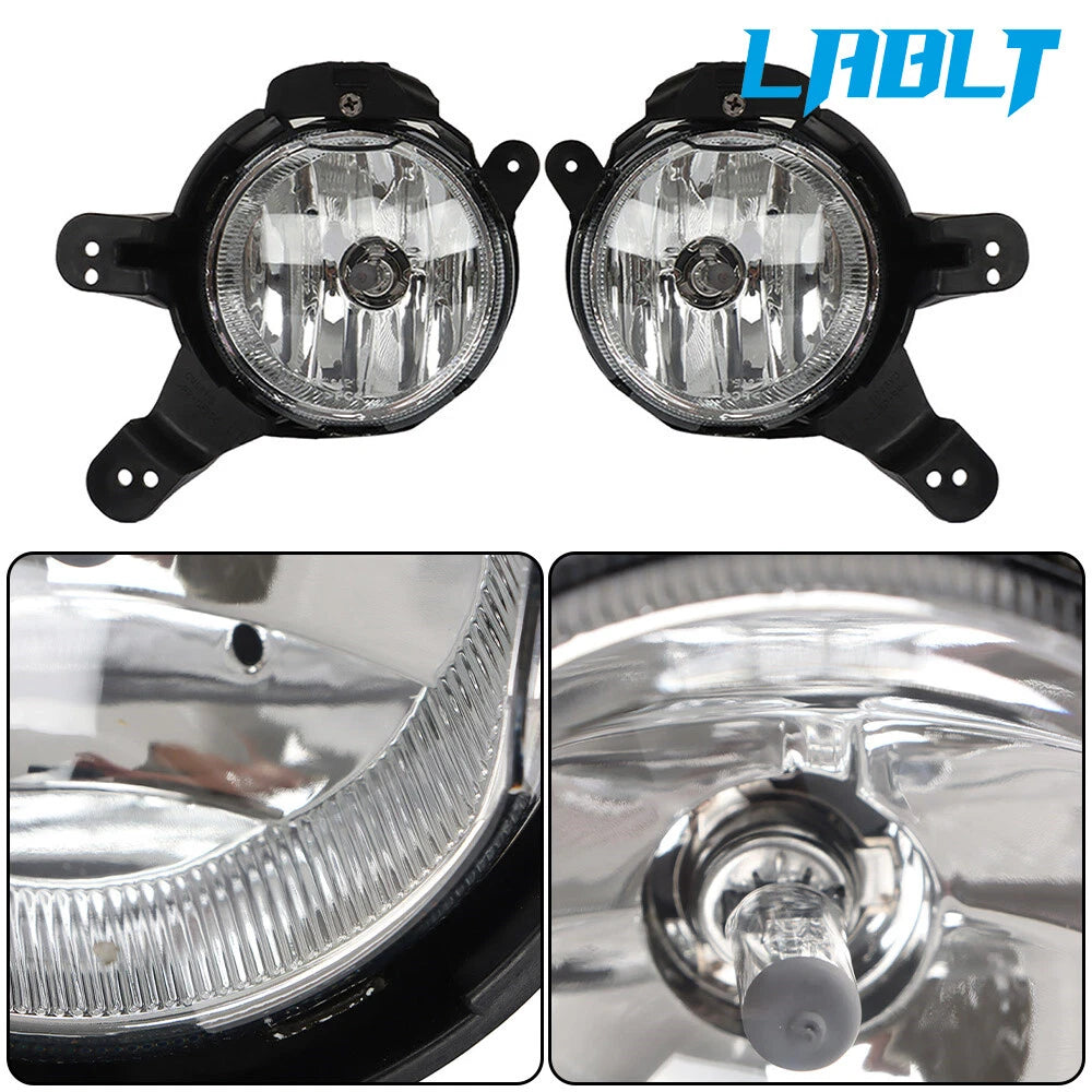 Front Fog Lights Lamps w/Switch for Chevy Spark (2013–2015)