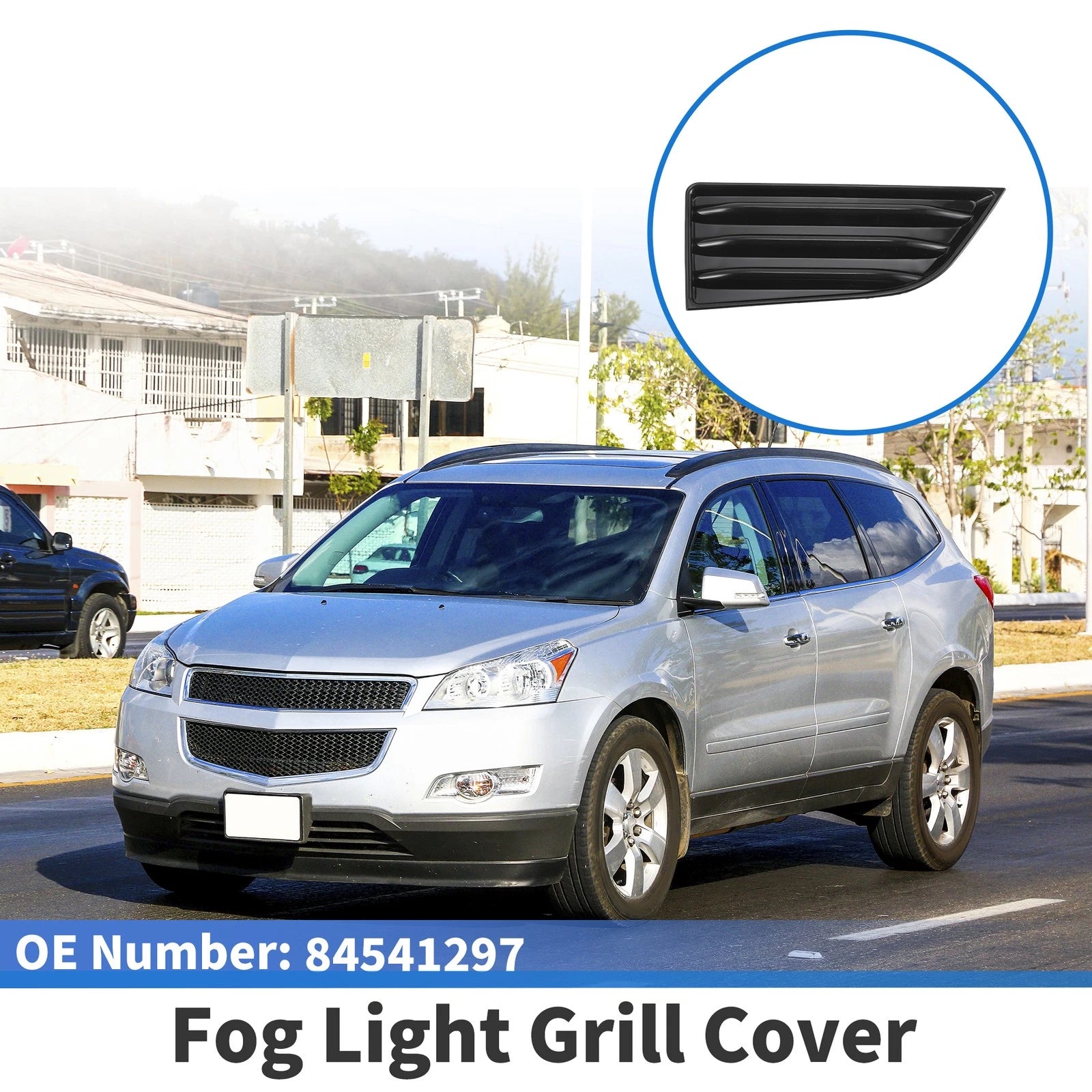 Front Right Fog Light Grill Replacement for Chevrolet Traverse (2022–2023)