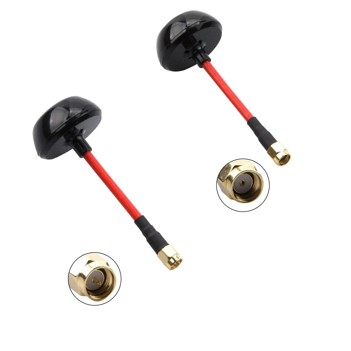 5.8GHz Circular Polarized SpiroNet FPV Antenna for Immersion RC (RP-SMA/SMA)