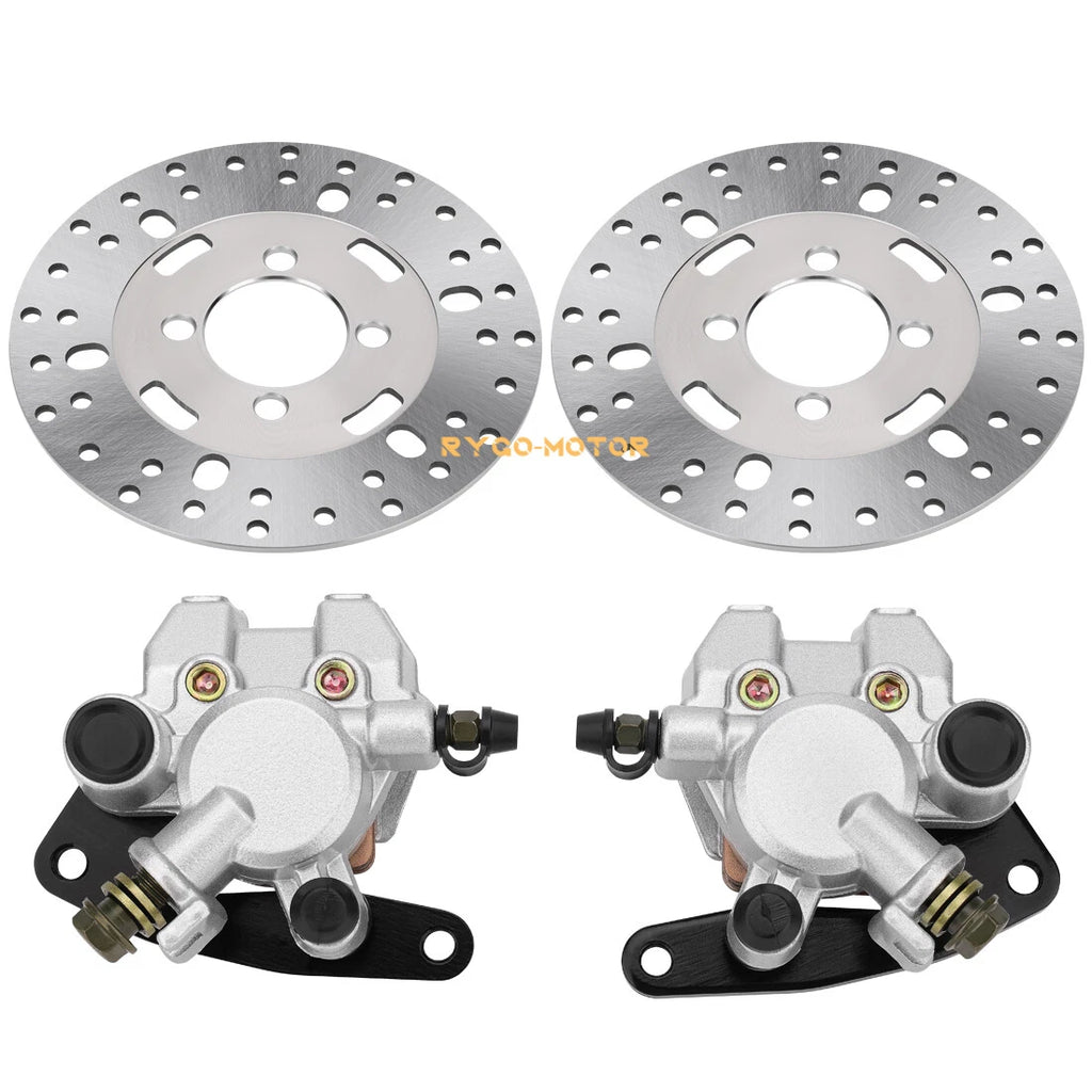 Front Brake Calipers & Disc Rotors for Yamaha Wolverine 350 (1995–2005)
