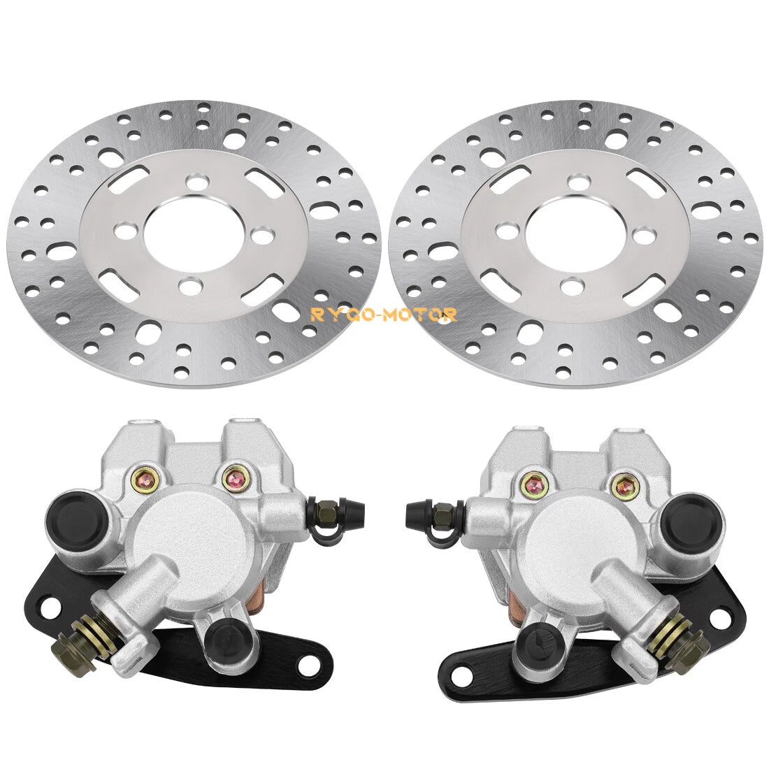 Front Brake Calipers & Disc Rotors for Yamaha Wolverine 350 (1995–2005)
