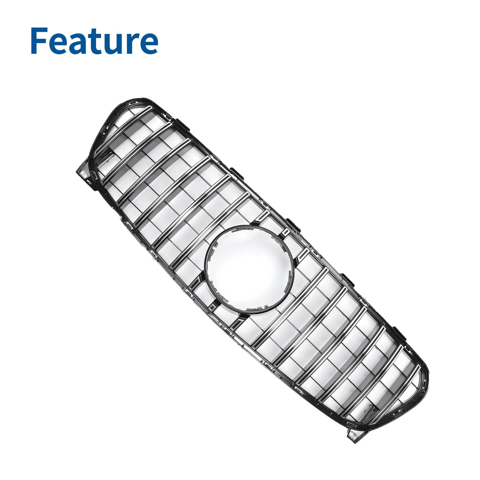 Front Upper Bumper Grille Grill Replacement for Mercedes-Benz GLA Class (2014–2020)