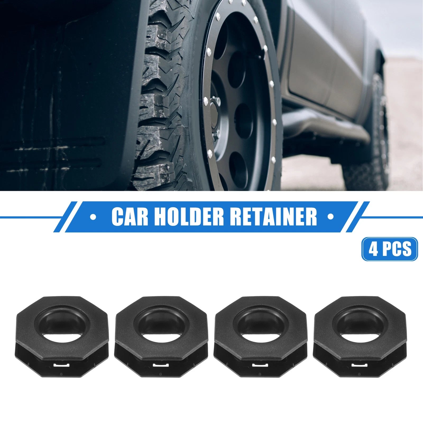 4pc Car Holder Retainer Replacement for Lexus GS 2013–2019 Durable Black
