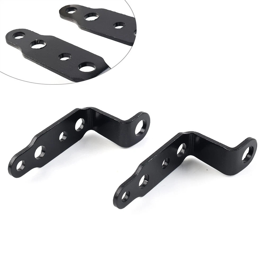 Universal Rearview Mirror Bracket Extension for Spotlight - Black