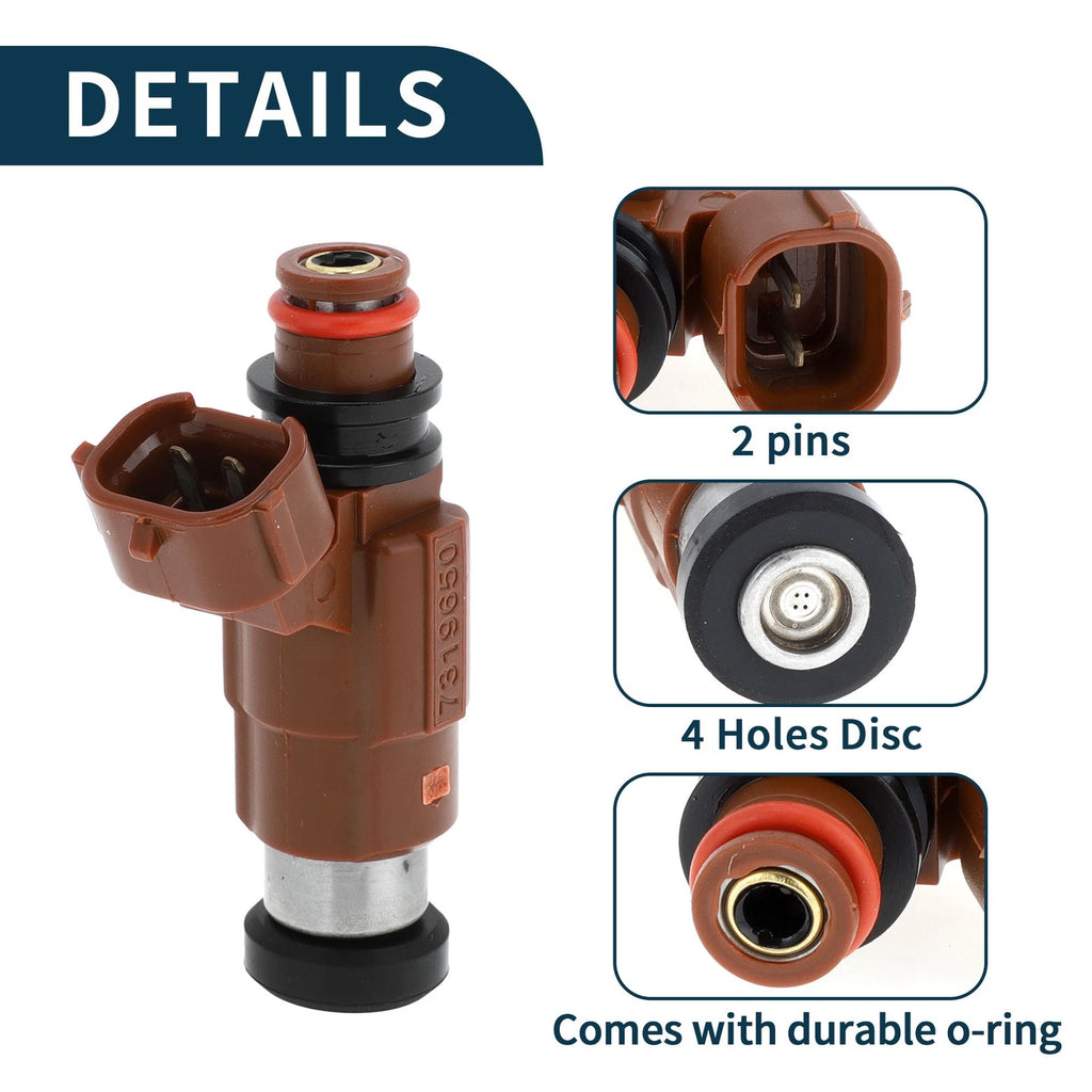Fuel Injector Replacement for Mazda Protege ES 1.8 (1999–2000) 1 Pc Brown