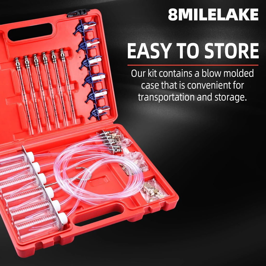 6 Cylinder Diesel Injector Tester Common Rail Adaptor Tool Kit